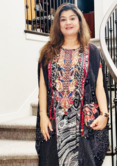 Boho Luxe Black Kaftan & Palazzo Set