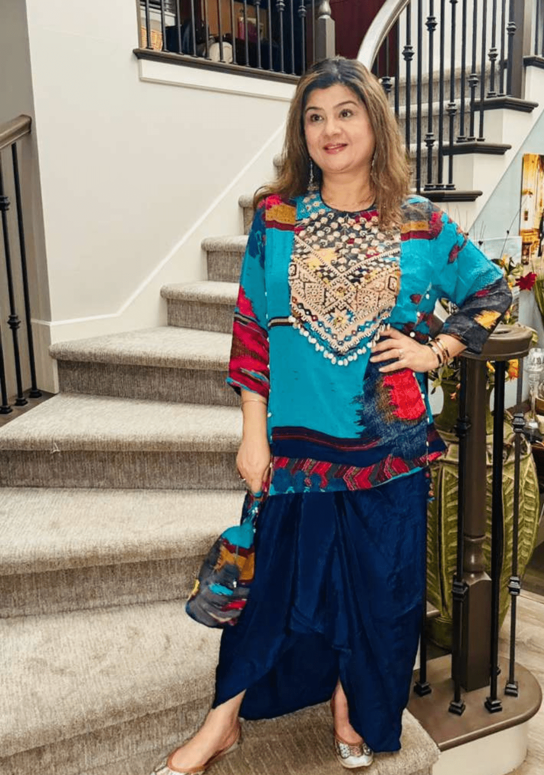 Firoza Dhoti Set - Ensemble by Monika