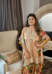 Golden Mirage Kaftan Set - Ensemble by Monika