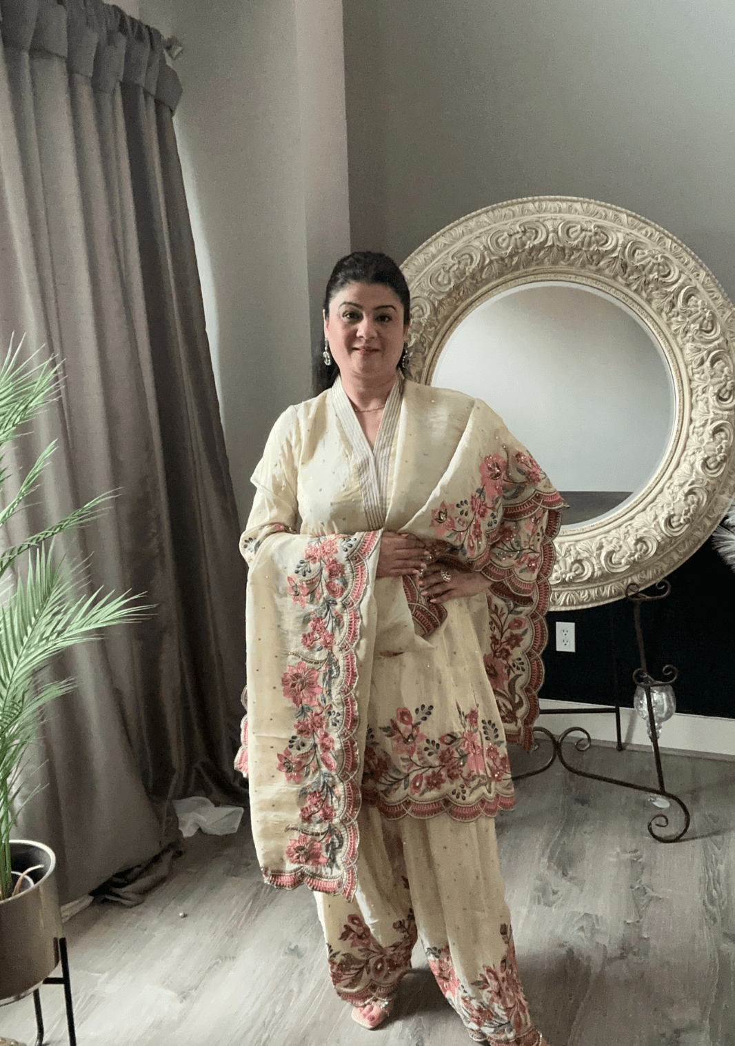 Ivory Threaded Grace - Ensemble by Monika