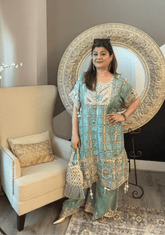 kaftan Sharara set - Ensemble by Monika