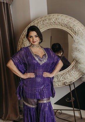 Taarika sequins garaga set - Ensemble by Monika