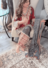 Ajrak Farshi Salwar Suit - Ensemble by Monika
