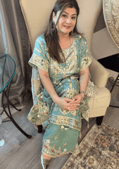 kaftan Sharara set - Ensemble by Monika