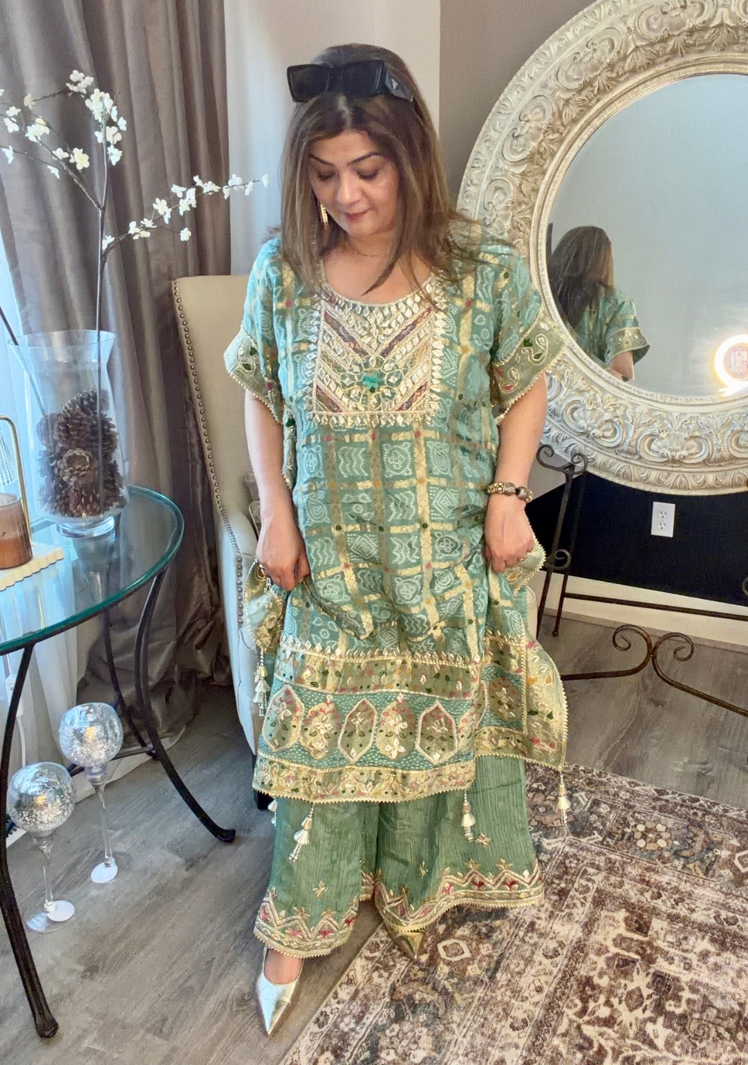 kaftan Sharara set - Ensemble by Monika